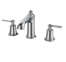 Vòi trộn 3-lỗ Kyoto 100 bộ xả kéo màu chrome 589.35.002