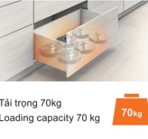 Ray âm Movento giảm chấn 70kg 600mm 766H6000S