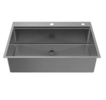 CHẬU INOX WS R10 HS25-SSN1S-7650 màu Titan - 567.24.484