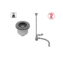 SP - Bộ xả mới chậu 1 hộc SUS màu Titian - 567.24.490